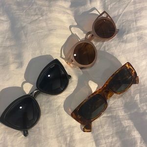 3 Pairs of sunglasses
